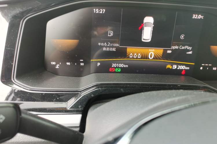 Used Volkswagen Polo 2023 Plus 1.5L Automatic Colorful Tech Edition Odometer Close Up
