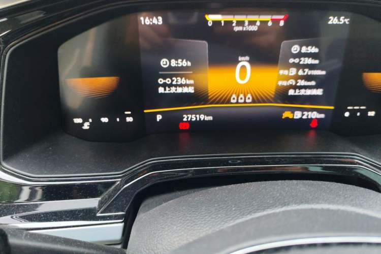 Used Volkswagen Polo 2023 Plus 1.5L Automatic Colorful Tech Edition Odometer Close Up