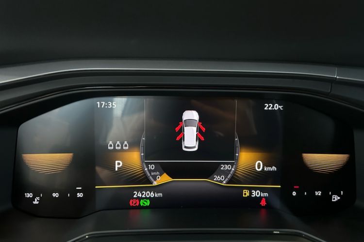 Used Volkswagen Polo 2023 Plus 1.5L Automatic Panoramic Enjoyment Edition Odometer Close Up