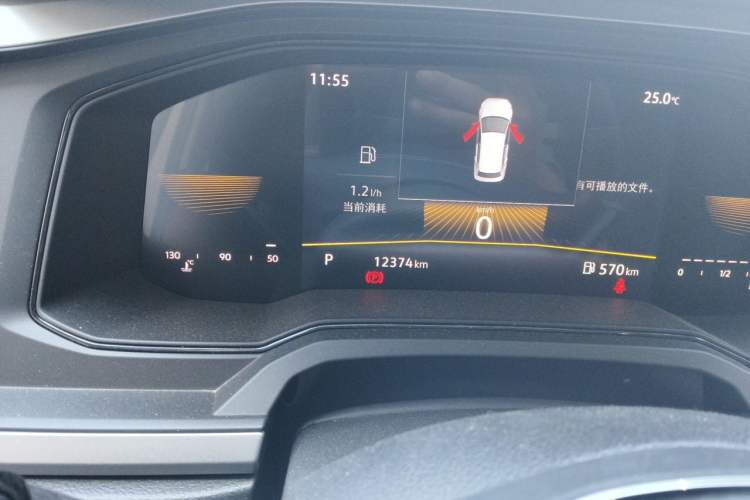 Used Volkswagen Polo 2023 Revised Plus 1.5L Automatic Panoramic Enjoyment Edition Odometer Close Up