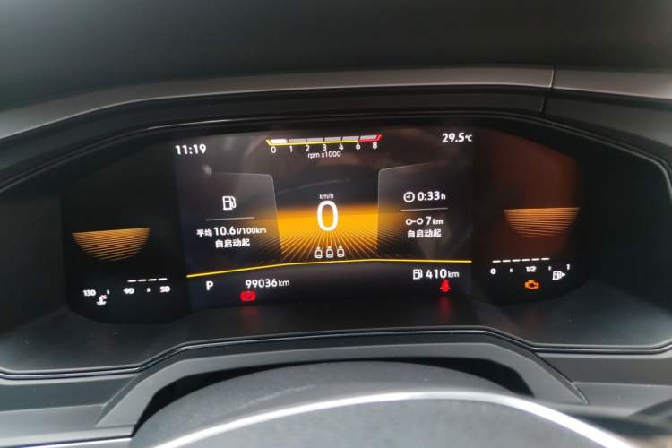 Used Volkswagen Polo 2023 Plus 1.5L Automatic Panoramic Enjoyment Edition Instrument Cluster