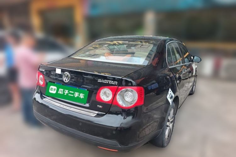 Used Volkswagen Sagitar 2010 1.4 TSI Automatic Tech Edition Rear Right 45 Deg