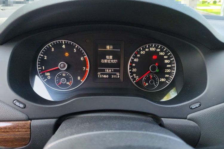 Used Volkswagen Sagitar 2012 1.4TSI Automatic Flagship Edition Instrument Cluster
