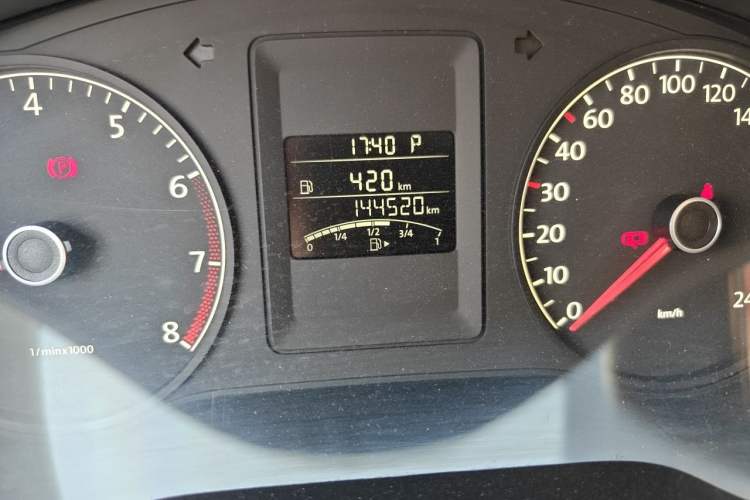 Used Volkswagen Sagitar 2012 1.6L Automatic Comfort Edition Odometer Close Up