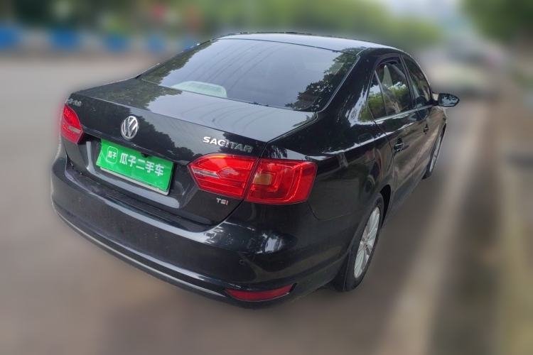 Used Volkswagen Sagitar 2012 1.4TSI Manual Luxury Model Rear Right 45 Deg