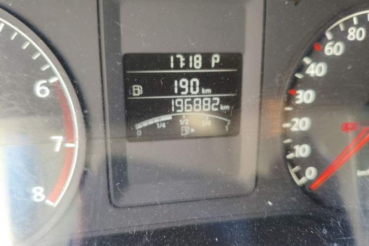 Used Volkswagen Sagitar 2012 1.6L Automatic Comfort Edition Odometer Close Up