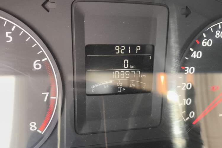 Used Volkswagen Sagitar 2012 1.6L Automatic Comfort Edition Odometer Close Up