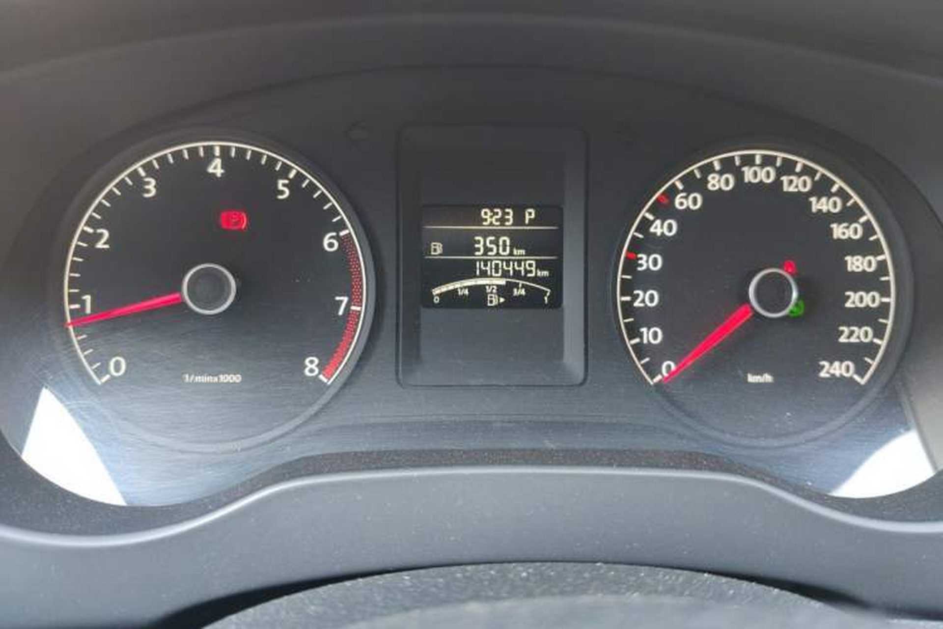 Used Volkswagen Sagitar 2012 1.6L Automatic Comfort Edition Odometer Close Up