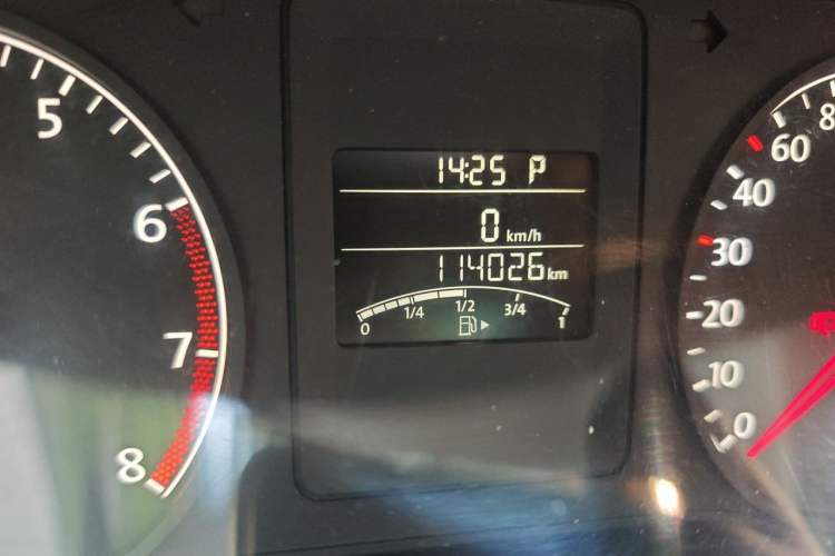 Used Volkswagen Sagitar 2012 1.6L Automatic Comfort Edition Odometer Close Up