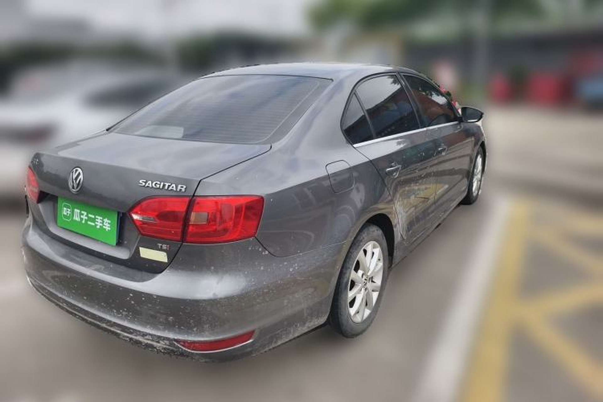 Used Volkswagen Sagitar 2012 1.4TSI Automatic Luxury Edition Rear Right 45 Deg