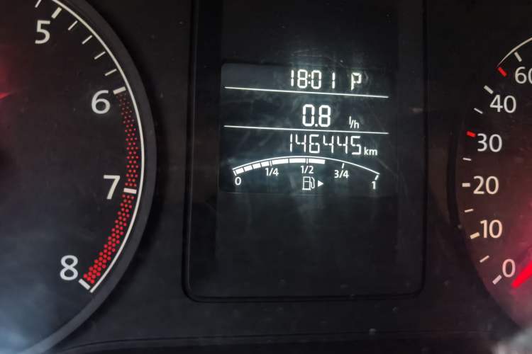 Used Volkswagen Sagitar 2012 1.6L Automatic Comfort Edition Odometer Close Up