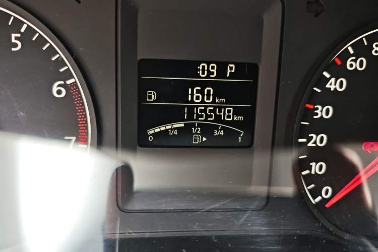 Used Volkswagen Sagitar 2012 1.6L Automatic Comfort Edition Odometer Close Up
