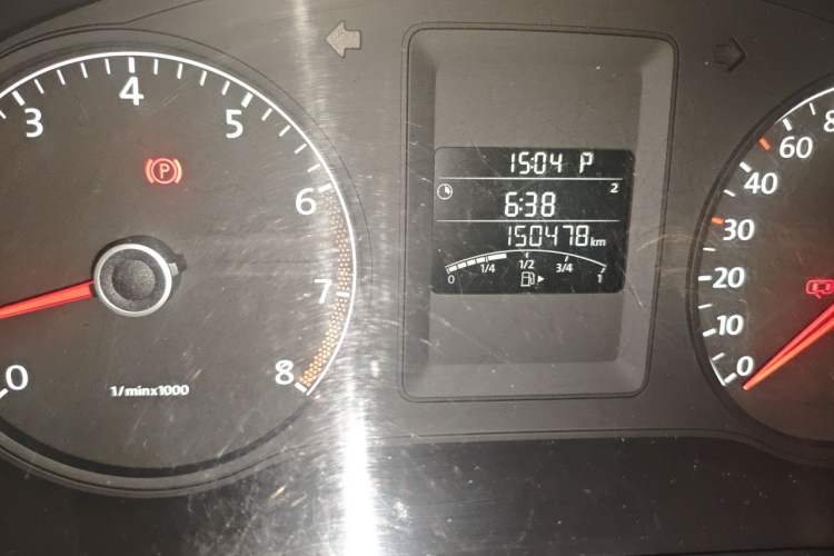 Used Volkswagen Sagitar 2012 1.6L Automatic Comfort Edition Odometer Close Up