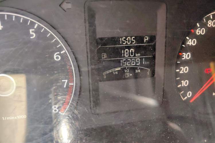 Used Volkswagen Sagitar 2012 1.6L Automatic Comfort Edition Odometer Close Up