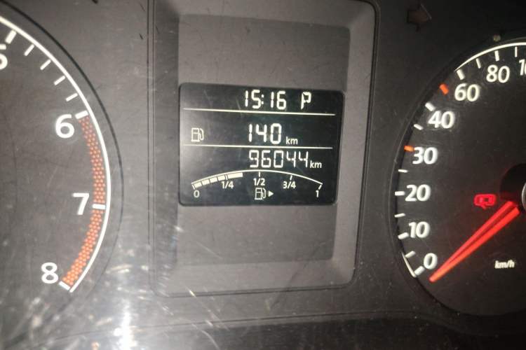 Used Volkswagen Sagitar 2012 1.6L Automatic Comfort Edition Odometer Close Up