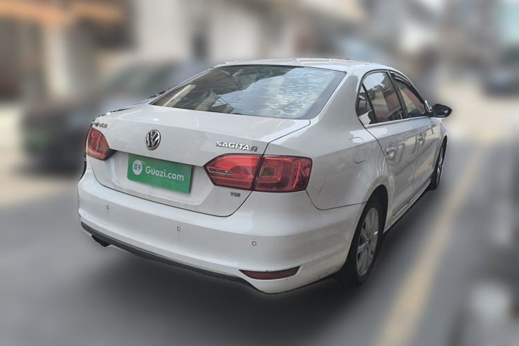 Used Volkswagen Sagitar 2012 1.4TSI Manual Luxury Model Rear Right 45 Deg