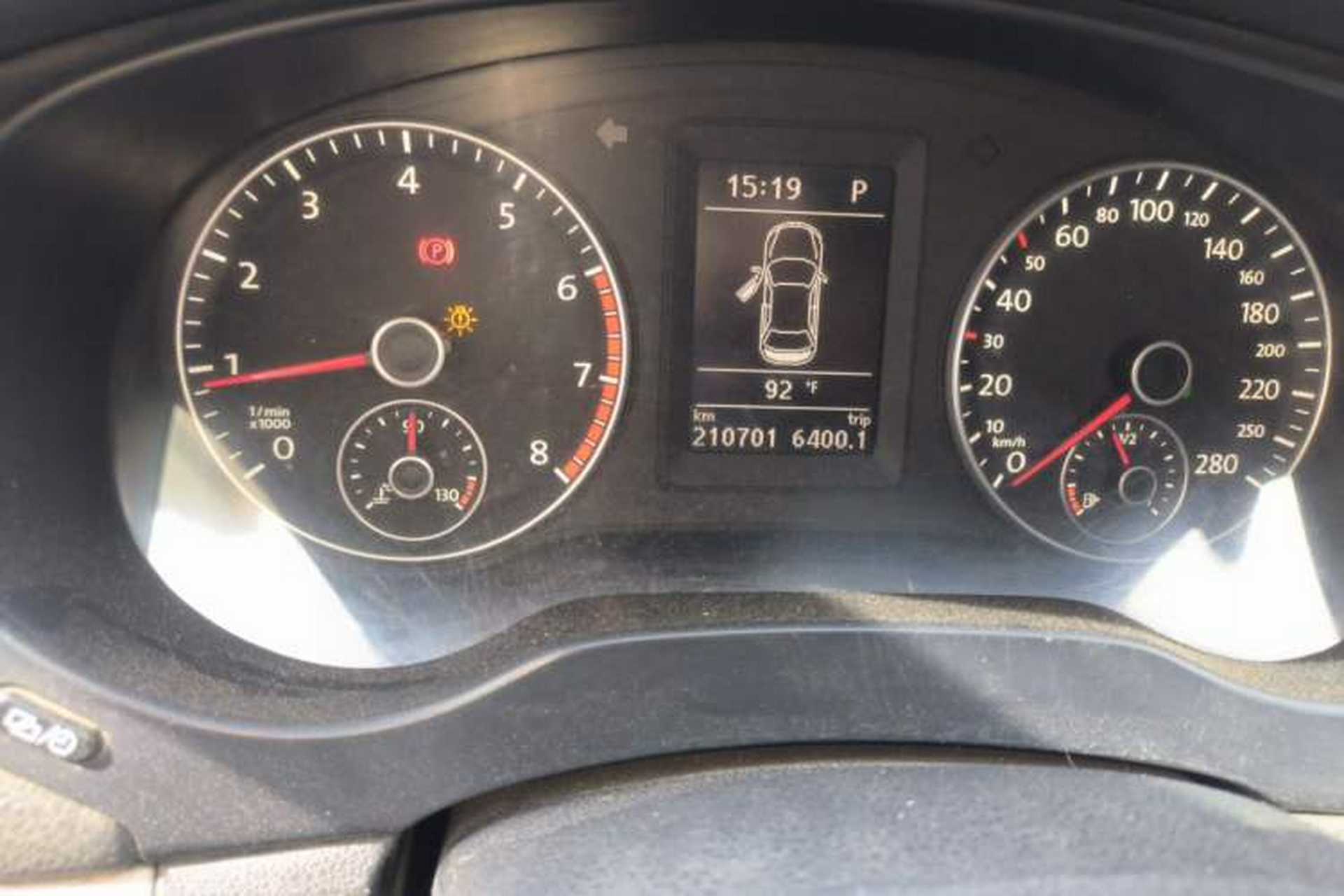 Used Volkswagen Sagitar 2014 Revised Version 1.4TSI Automatic Luxury Edition Odometer Close Up