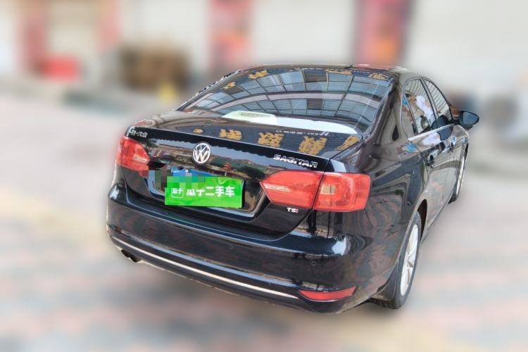 Used Volkswagen Sagitar 2014 1.4TSI Automatic Luxury Model Rear Right 45 Deg