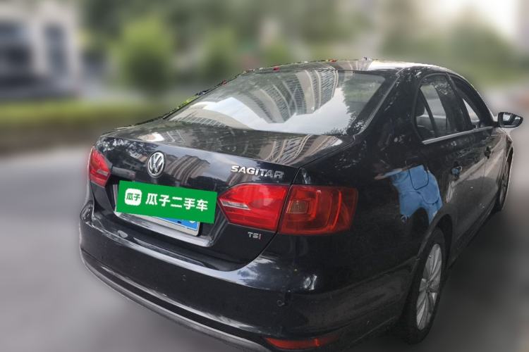 Used Volkswagen Sagitar 2014 1.4TSI Automatic Luxury Model Rear Right 45 Deg