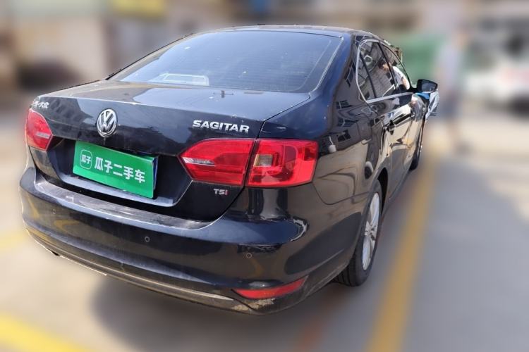 Used Volkswagen Sagitar 2014 Revised Version 1.4TSI Manual Luxury Edition Rear Right 45 Deg