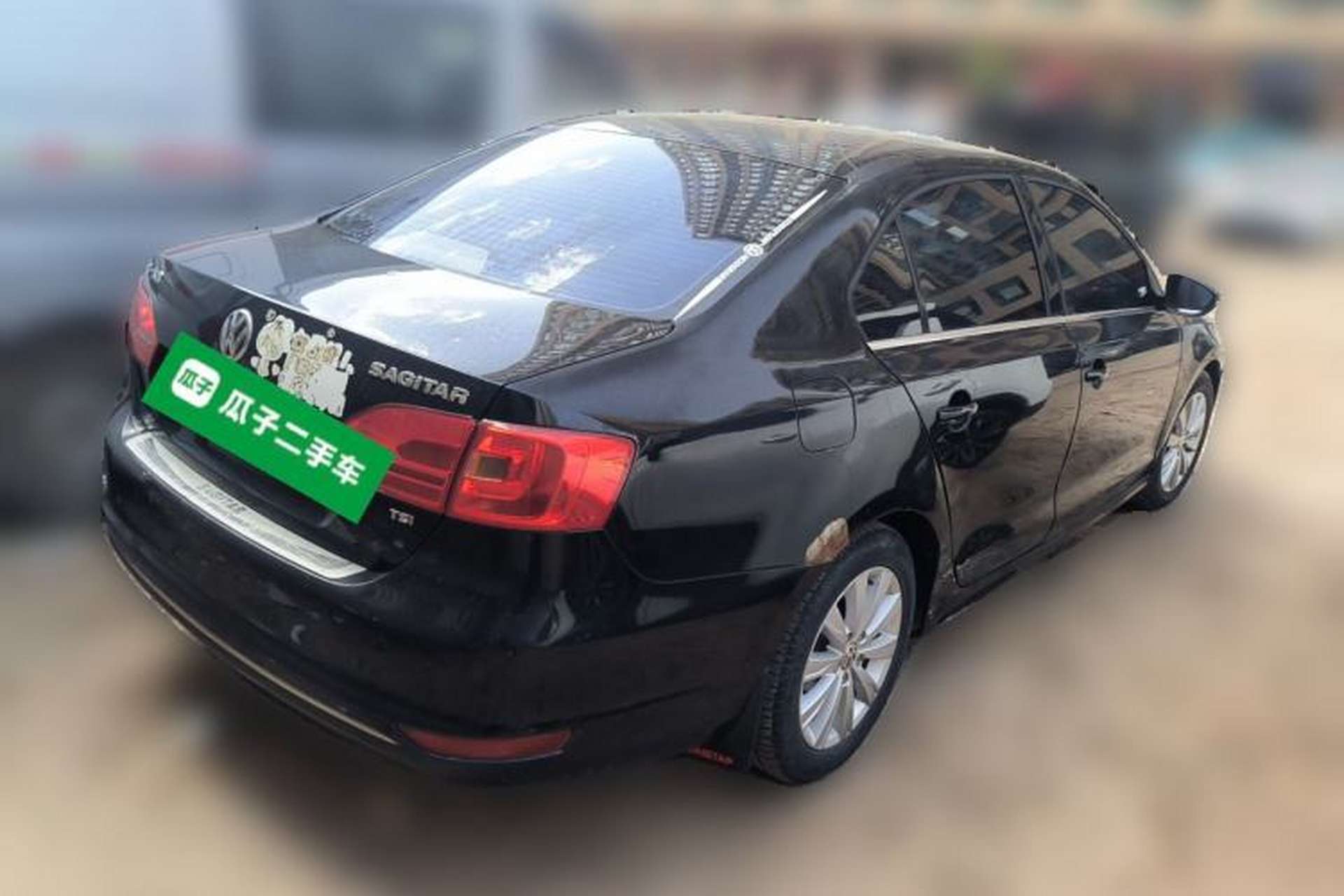 Used Volkswagen Sagitar 2014 Revised Version 1.4TSI Automatic Luxury Edition Rear Right 45 Deg