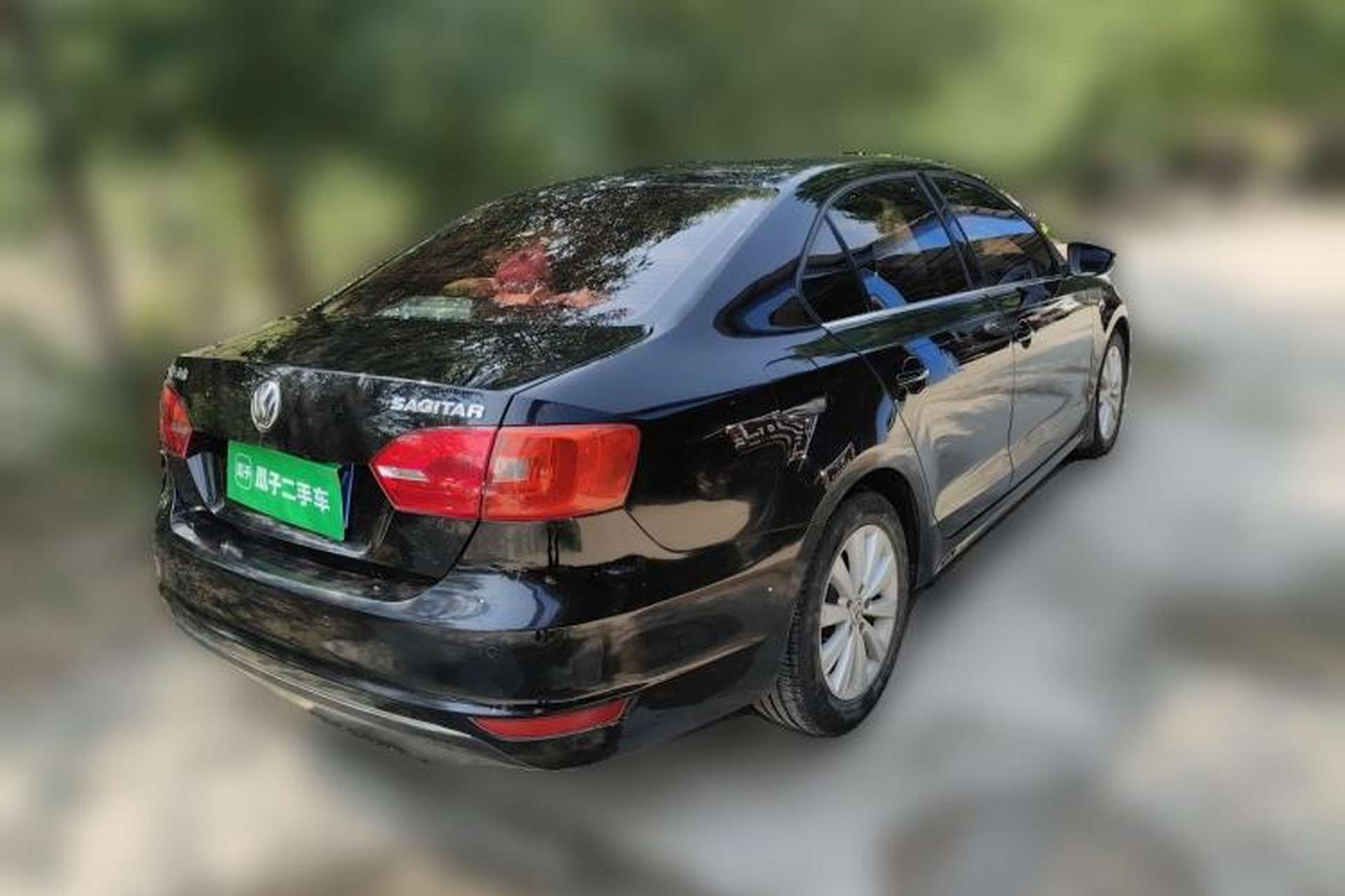 Used Volkswagen Sagitar 2014 Revised Version 1.6L Manual Leading Edition Rear Right 45 Deg