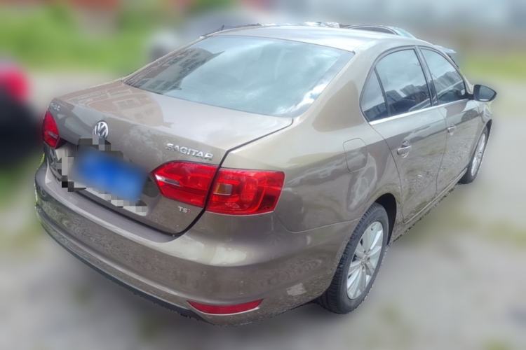 Used Volkswagen Sagitar 2014 1.4TSI Automatic Luxury Model Rear Right 45 Deg