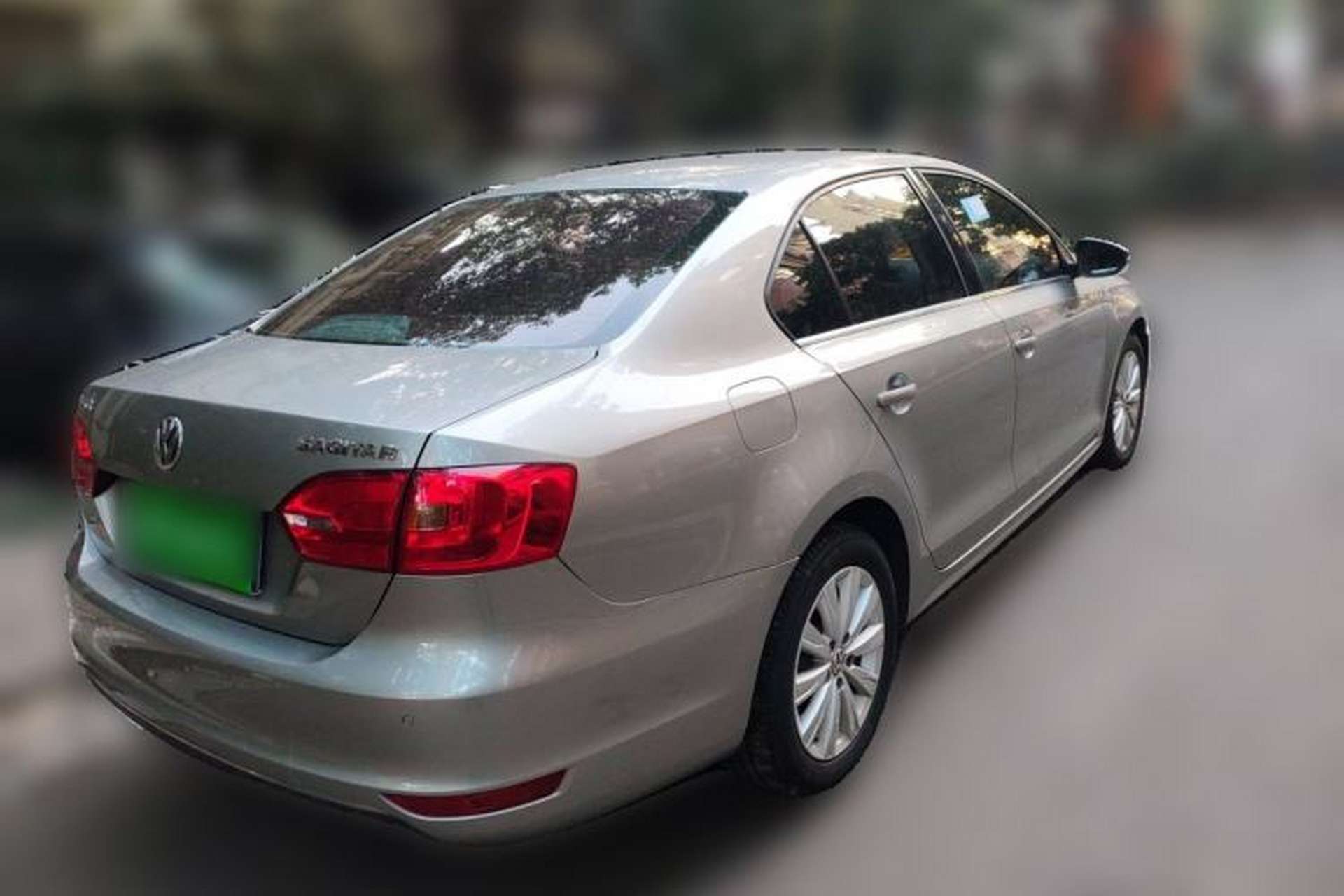 Used Volkswagen Sagitar 2014 Revised Version 1.6L Automatic Leading Edition Rear Right 45 Deg