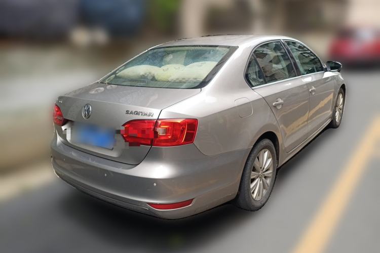 Used Volkswagen Sagitar 2014 Revised Version 1.6L Automatic Comfort Edition Rear Right 45 Deg