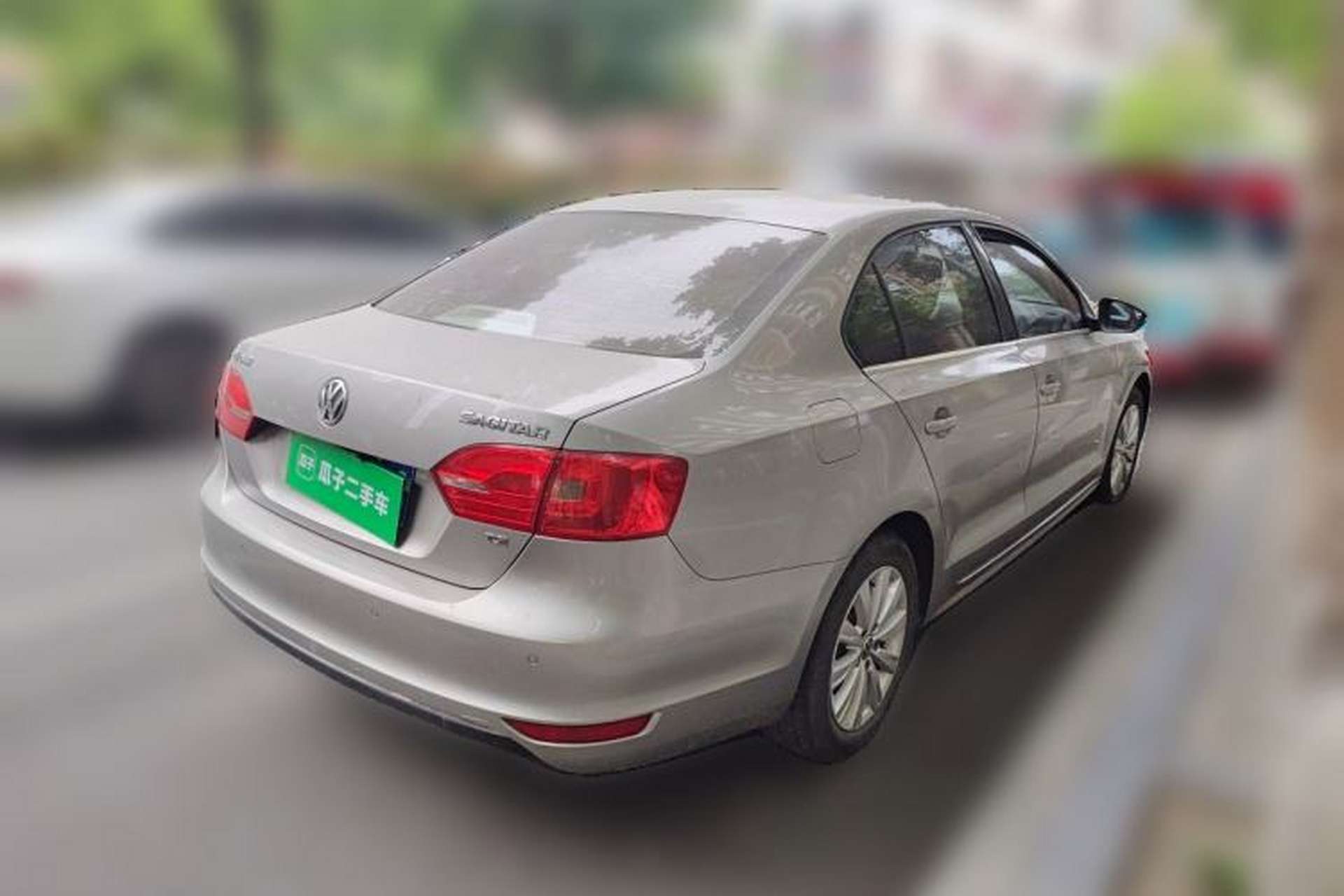 Used Volkswagen Sagitar 2014 Revised Version 1.4TSI Automatic Luxury Edition Rear Right 45 Deg