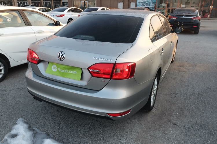Used Volkswagen Sagitar 2014 1.4TSI Automatic Luxury Model Rear Right 45 Deg