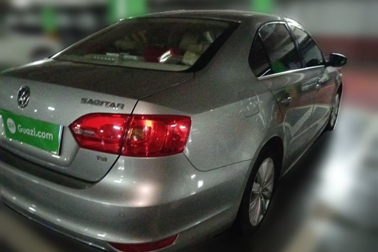 Used Volkswagen Sagitar 2014 1.4TSI Automatic Luxury Model Rear Right 45 Deg