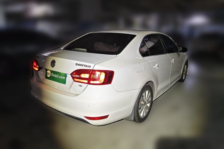 Used Volkswagen Sagitar 2014 1.4TSI Automatic Luxury Model Rear Right 45 Deg