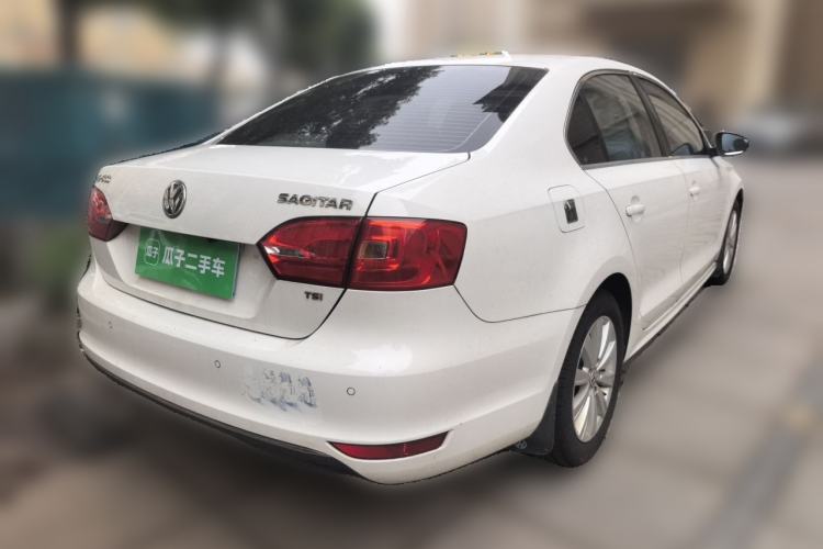 Used Volkswagen Sagitar 2014 1.4TSI Automatic Luxury Model Rear Right 45 Deg