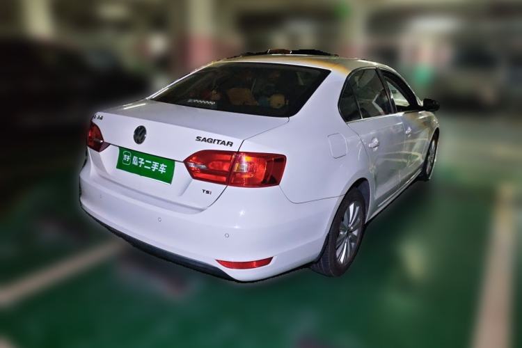 Used Volkswagen Sagitar 2014 Revised Version 1.4TSI Automatic Luxury Edition Rear Right 45 Deg