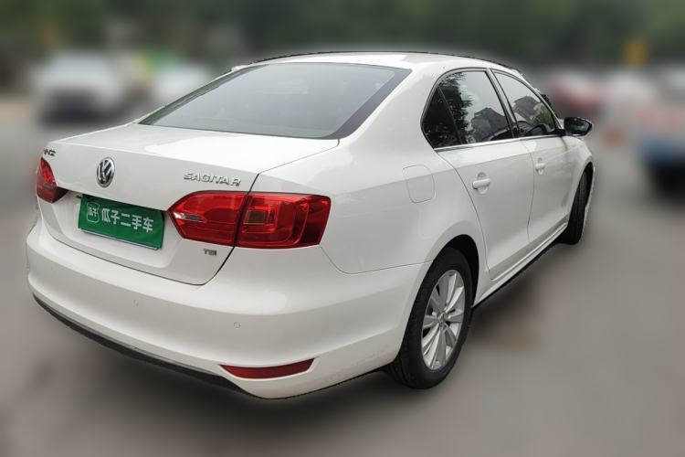 Used Volkswagen Sagitar 2014 1.4TSI Automatic Luxury Model Rear Right 45 Deg