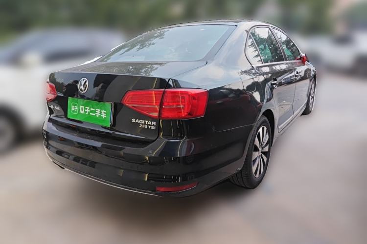Used Volkswagen Sagitar 2015 230TSI Automatic Luxury Model Rear Right 45 Deg