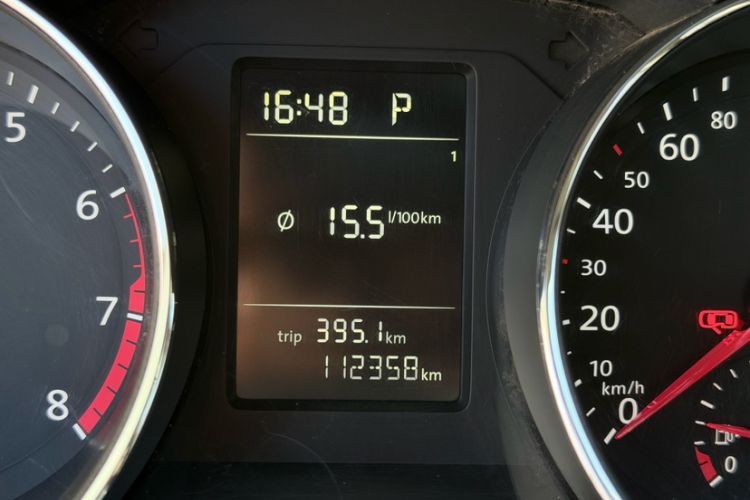 Used Volkswagen Sagitar 2016 230TSI 25th Anniversary Edition Odometer Close Up