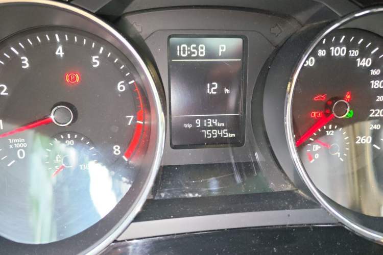 Used Volkswagen Sagitar 2016 230TSI 25th Anniversary Edition Odometer Close Up