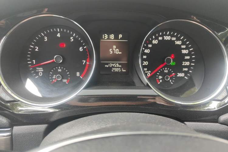 Used Volkswagen Sagitar 2016 230TSI 25th Anniversary Edition Odometer Close Up