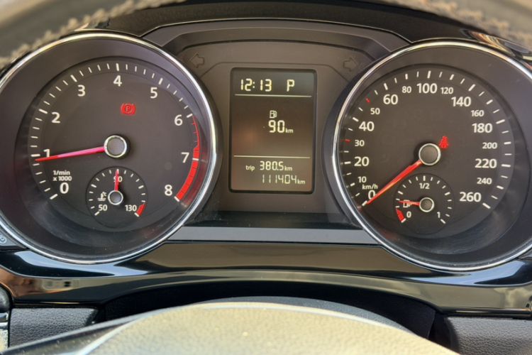 Used Volkswagen Sagitar 2016 230TSI 25th Anniversary Edition Odometer Close Up