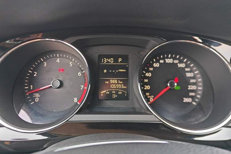 Used Volkswagen Sagitar 2017 1.6L Automatic Comfort Model Instrument Cluster