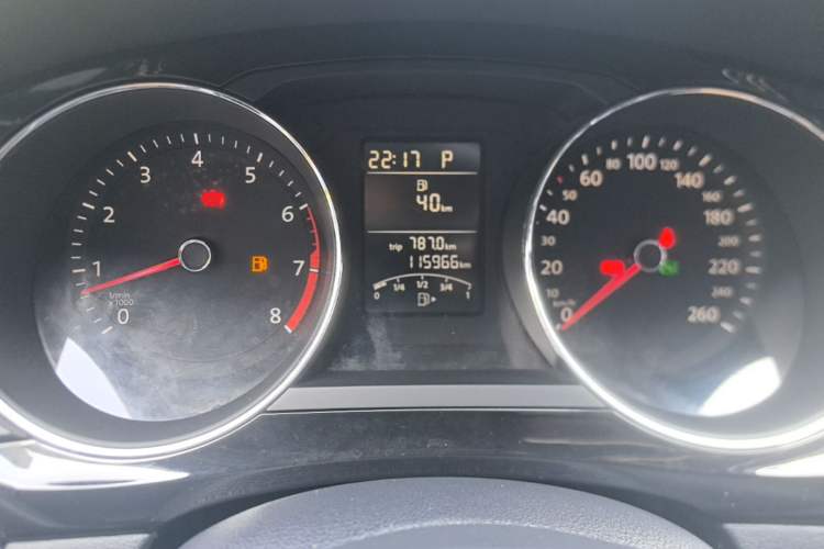 Used Volkswagen Sagitar 2017 1.6L Automatic Comfort Model Instrument Cluster