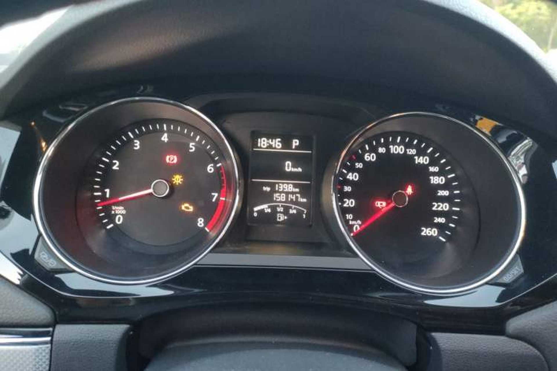 Used Volkswagen Sagitar 2017 1.6L Automatic Comfort Model Instrument Cluster