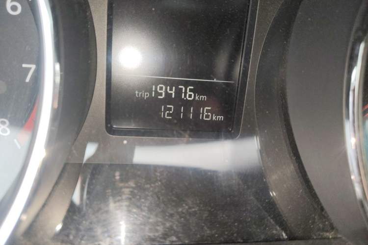 Used Volkswagen Sagitar 2017 230TSI Automatic Comfort Version Odometer Close Up