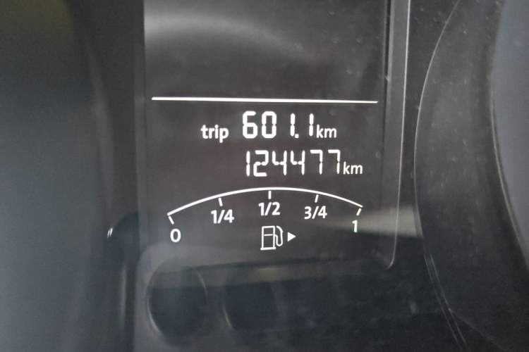 Used Volkswagen Sagitar 2017 1.6L Automatic Comfort Model Odometer Close Up