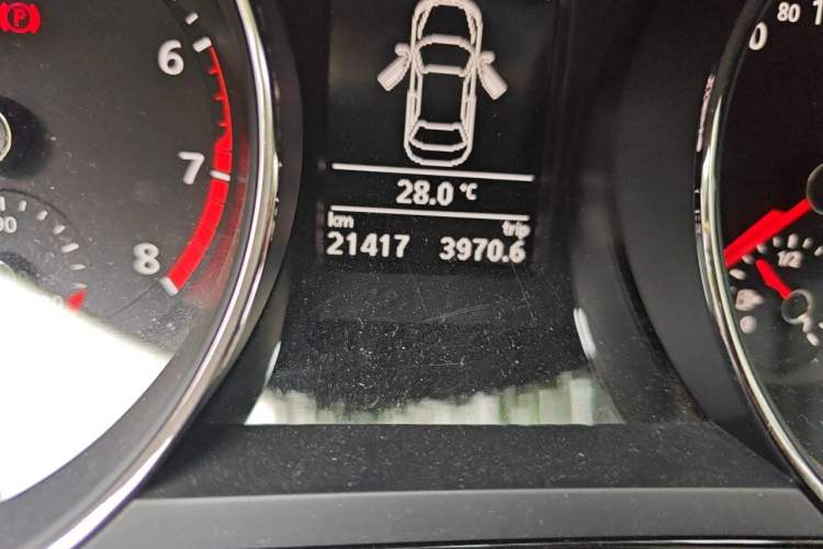 Used Volkswagen Sagitar 2018 280TSI DSG Ignite Edition Odometer Close Up
