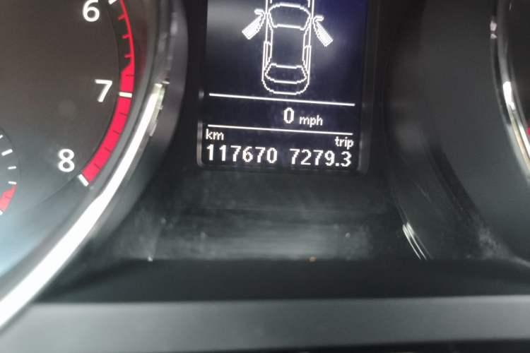 Used Volkswagen Sagitar 2018 280TSI DSG Ignite Edition Odometer Close Up