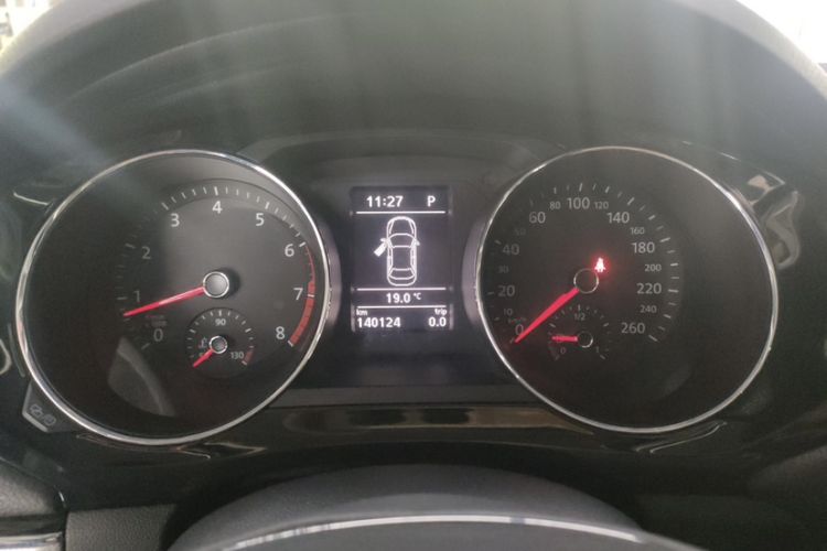 Used Volkswagen Sagitar 2018 280TSI DSG Ignite Edition Odometer Close Up