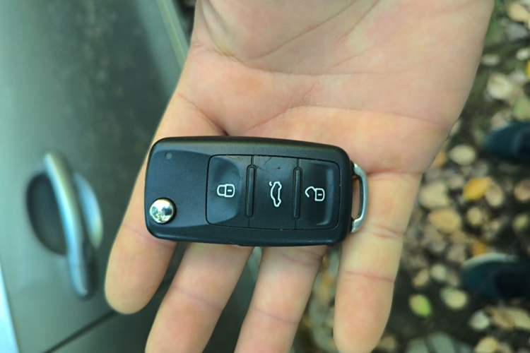 Used Volkswagen Sagitar 2018 280TSI DSG Luxury Model Vehicle Key